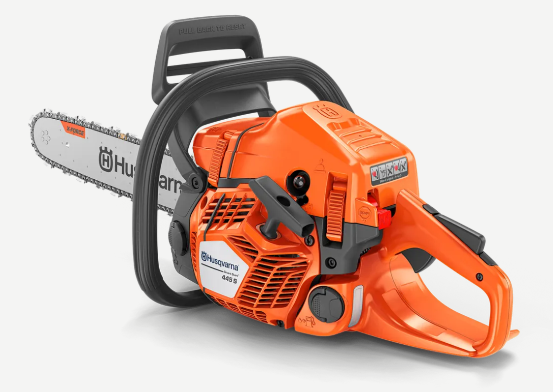 Tronçonneuse Husqvarna 445S - .325 - 1,3mm - Guide 45cm - 50 cm3 - 5,1 kg