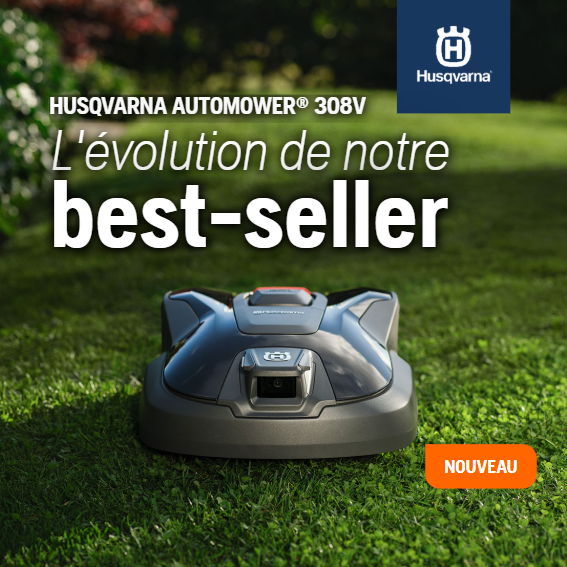 Robot tondeuse Husqvarna Automower 308V - Surface max 800m2 - Pente max 40% (22°)
