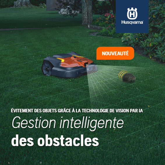 Robot tondeuse Husqvarna Automower 312V - Surface max 1200m² - Pente max 40% (22°)