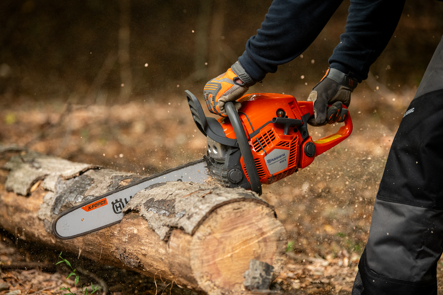 Tronçonneuse Husqvarna 445S - .325 - 1,3mm - Guide 45cm - 50 cm3 - 5,1 kg