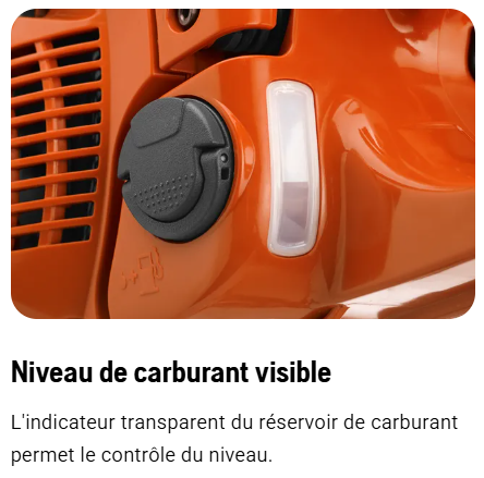 Tronçonneuse Husqvarna 445S - .325 - 1,3mm - Guide 45cm - 50 cm3 - 5,1 kg
