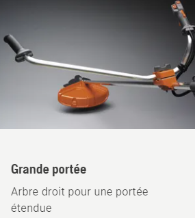 Débroussailleuse Husqvarna 122R – 21,7 cm3 – 4,7 kg - Avec harnais & tête nylon