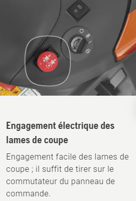 Tracteur tondeuse Husqvarna TS114 - éjection latérale - coupe 95cm - 452cm3