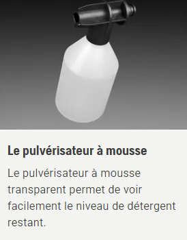 Nettoyeur haute pression Husqvarna PW130 - 130 bar - débit max 465 l/h