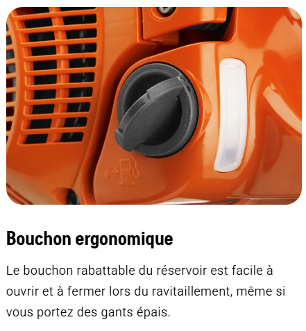 Tronçonneuse Husqvarna 445S - .325 - 1,3mm - Guide 45cm - 50 cm3 - 5,1 kg