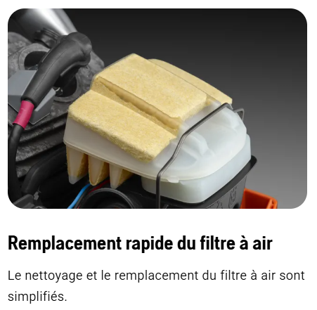 Tronçonneuse Husqvarna 445S - .325 - 1,3mm - Guide 45cm - 50 cm3 - 5,1 kg