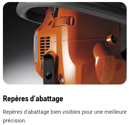 Tronçonneuse Husqvarna 445S - .325 - 1,3mm - Guide 45cm - 50 cm3 - 5,1 kg