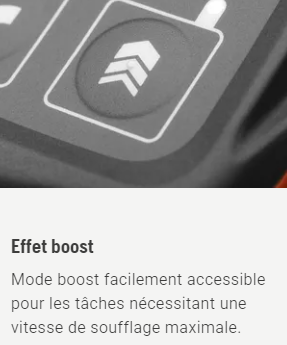 Souffleur à batterie Husqvarna 230iB pack avec batterie BLi20 + chargeur QC80