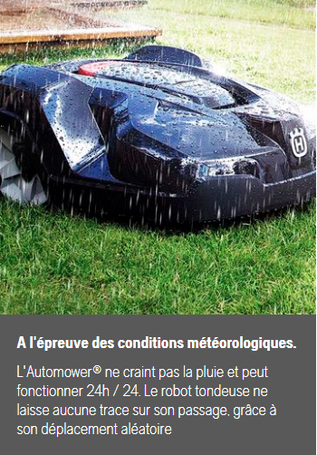 Robot tondeuse Husqvarna Automower 310 Mark II - Surface max 1000m2 - Pente max 40% (22°)