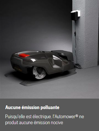 Robot tondeuse Husqvarna Automower 310 Mark II - Surface max 1000m2 - Pente max 40% (22°)