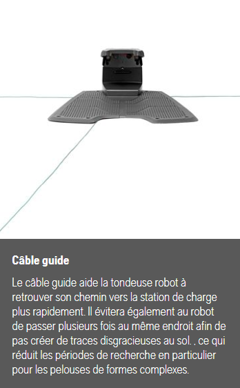Robot tondeuse Husqvarna Automower 310 Mark II - Surface max 1000m2 - Pente max 40% (22°)