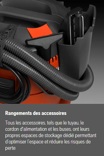 Aspirateur eau & poussière Husqvarna WDC325L