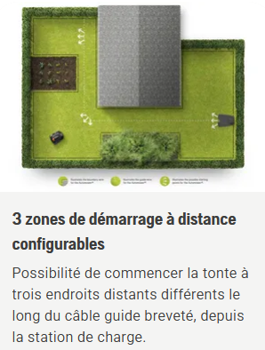 Robot tondeuse Husqvarna Automower 415X - Surface max 1500m2 - Pente max 40% (22°)