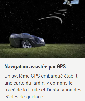 Robot tondeuse Husqvarna Automower 415X - Surface max 1500m2 - Pente max 40% (22°)