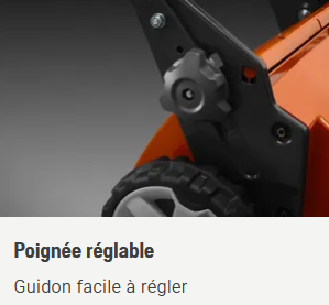 Tondeuse à batterie Husqvarna LC347iVX pack avec batterie 40-B140 + chargeur 40-C80