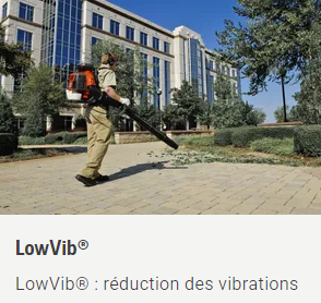 Souffleur à dos professionnel Husqvarna 570BTS - 65,6 cm3 - 11,1 kg - Débit air max 1650 m3/h