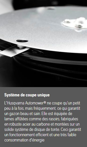 Robot tondeuse Husqvarna Automower 310 Mark II - Surface max 1000m2 - Pente max 40% (22°)