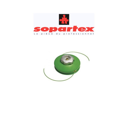 Tête débroussailleuse fil nylon SOPARTEX SPEEDY 2 fils - Male - 8mm x 1,25