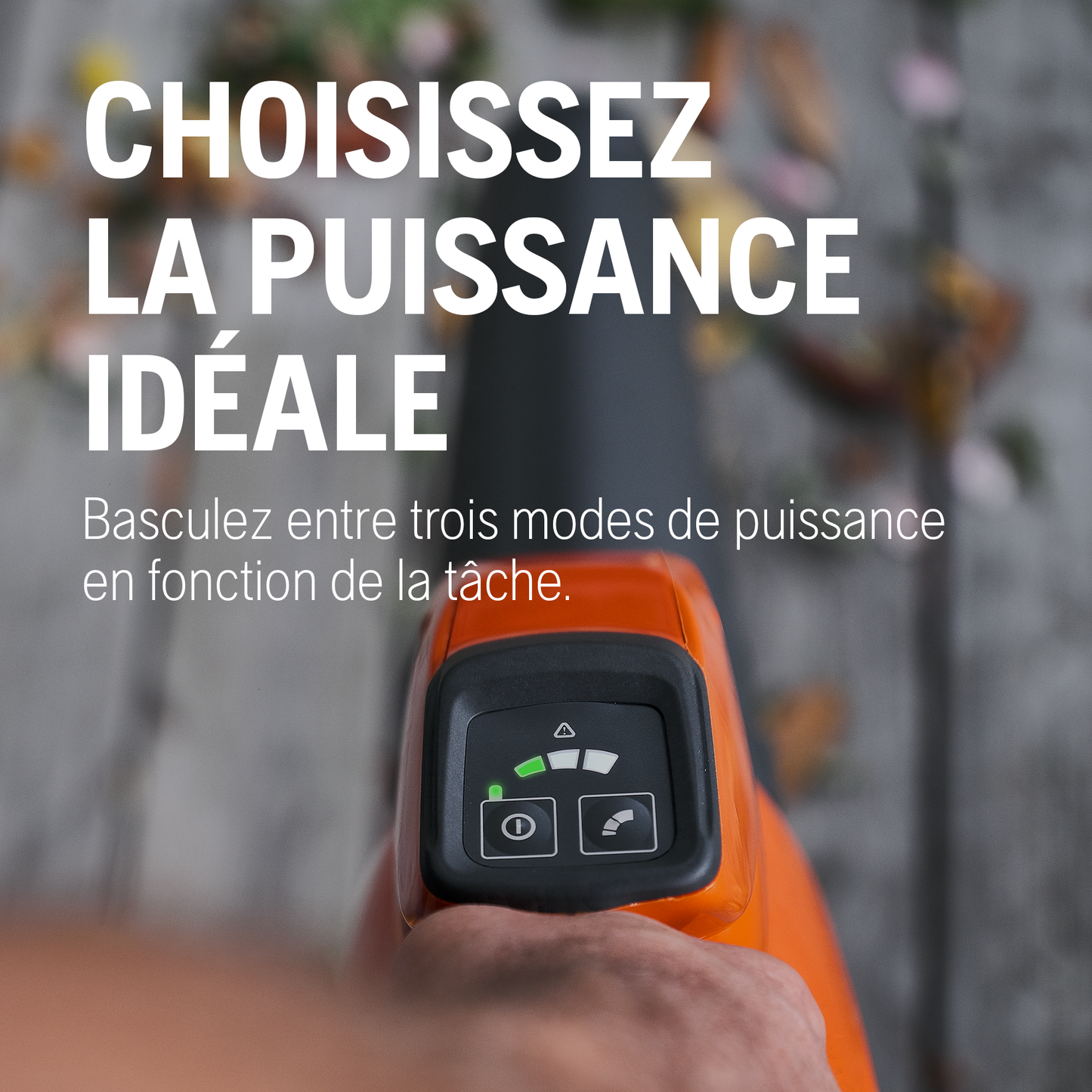 Souffleur à batterie Husqvarna 120iB pack avec batterie BLi20 + chargeur QC80