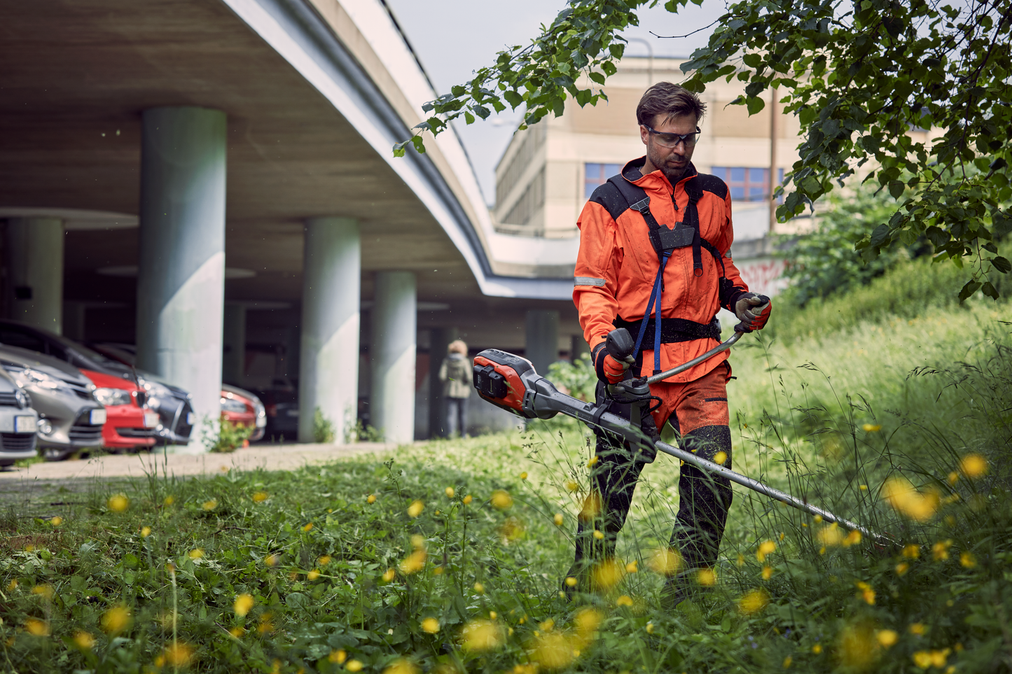 Débroussailleuse professionnelle à batterie Husqvarna 535iRX