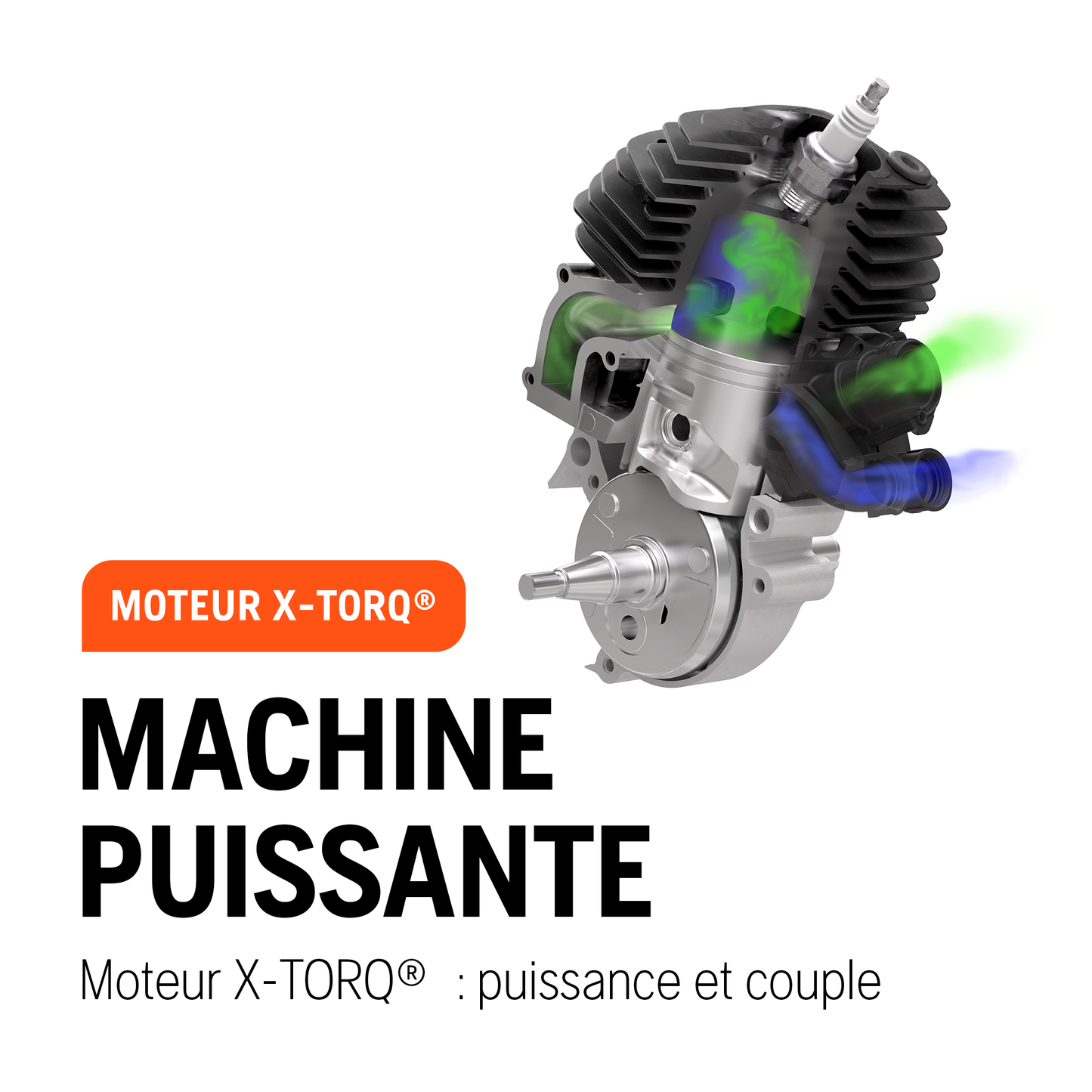 Tronçonneuse Husqvarna 572 XP - 3/8 - 1,5mm - Guide 50cm - 70,7 cm3 - 6,6 kg