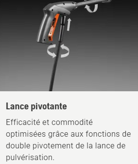Nettoyeur haute pression Husqvarna PW130 - 130 bar - débit max 465 l/h