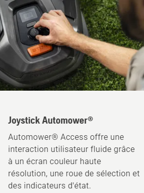 Robot tondeuse Husqvarna Automower 305E NERA - Surface max 600m2 - Pente max 30% (17°)