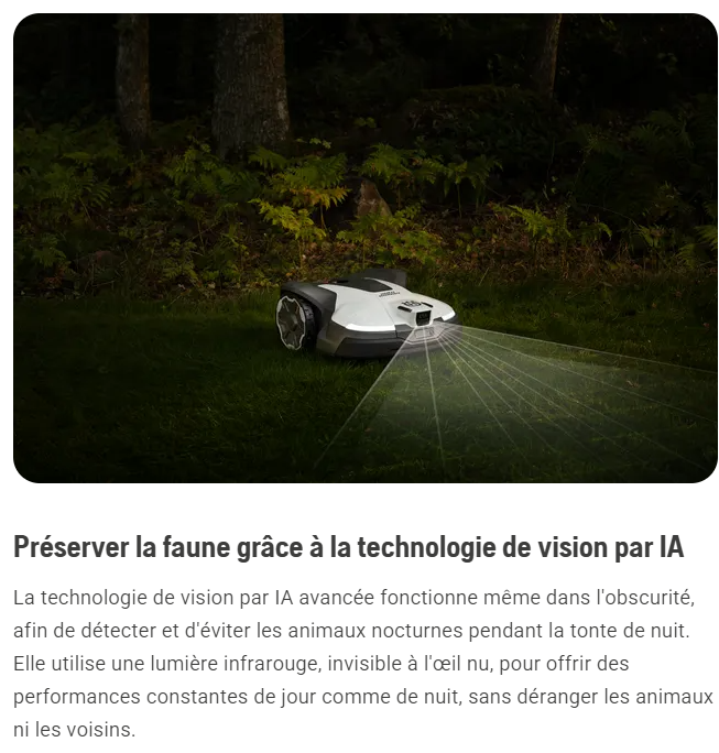 Robot tondeuse Husqvarna Automower 430V - Surface max 4800m² - Pente max 50%