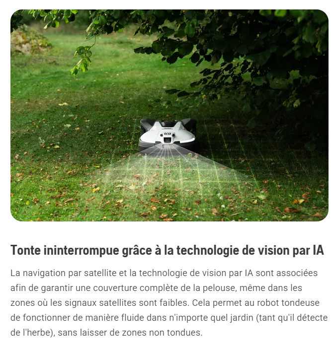 Robot tondeuse Husqvarna Automower 405VE NERA - Surface max 900m² - Pente max 30% (22°)