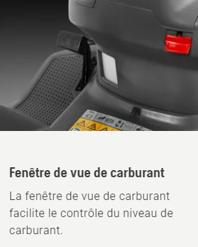 Tracteur tondeuse Husqvarna TC112 - ramassage - coupe 95cm - 413cm3