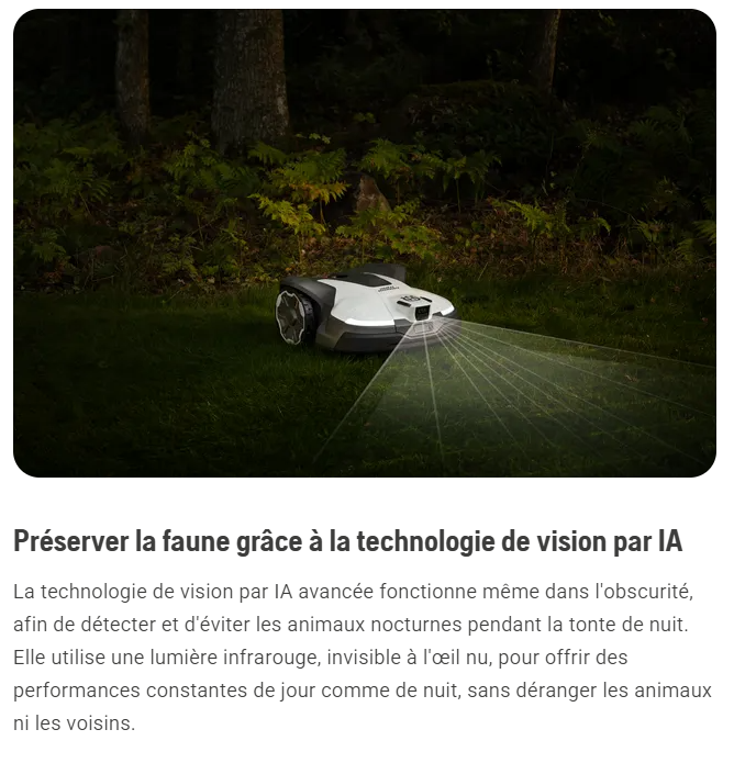 Robot tondeuse Husqvarna Automower 405VE NERA - Surface max 900m² - Pente max 30% (22°)