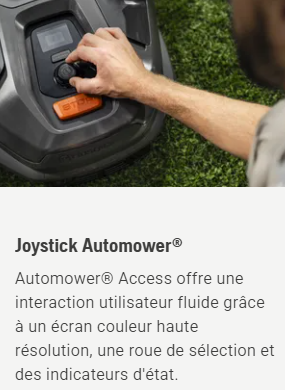 Robot tondeuse Husqvarna Automower 405XE NERA - Surface max 600m2 - Pente max 30% (17°)