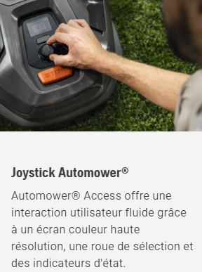 Robot tondeuse Husqvarna Automower 410XE NERA - Surface max 1000m2 - Pente max 30% (17°)