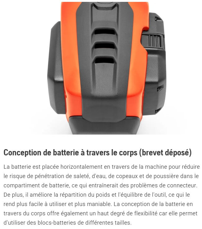 Tronçonneuse à batterie Husqvarna 242i pack avec batterie 40-B140 + chargeur 40-C80