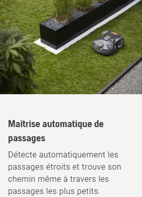Robot tondeuse Husqvarna Automower 405XE NERA - Surface max 600m2 - Pente max 30% (17°)