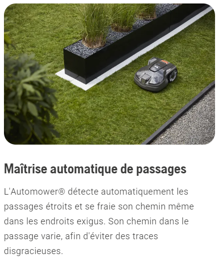 Robot tondeuse Husqvarna Automower 320 NERA - Surface max 2200m2 - Pente max 50% (27°)