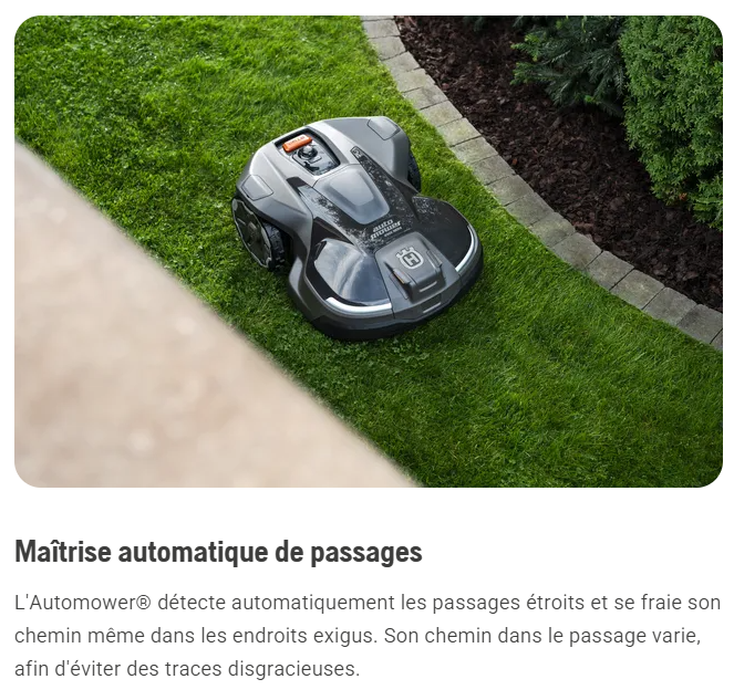 Robot tondeuse Husqvarna Automower 405VE NERA - Surface max 900m² - Pente max 30% (22°)