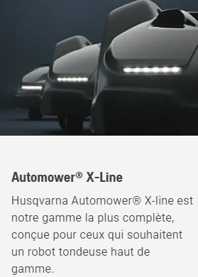 Robot tondeuse Husqvarna Automower 405XE NERA - Surface max 600m2 - Pente max 30% (17°)