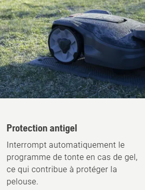 Robot tondeuse Husqvarna Automower 410XE NERA - Surface max 1000m2 - Pente max 30% (17°)