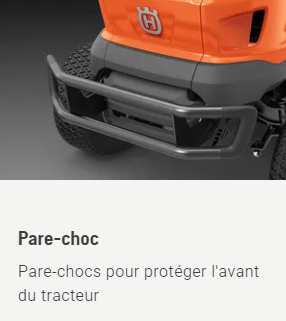 Tracteur tondeuse Husqvarna TS220T - éjection latérale - coupe 108cm - 708cm3