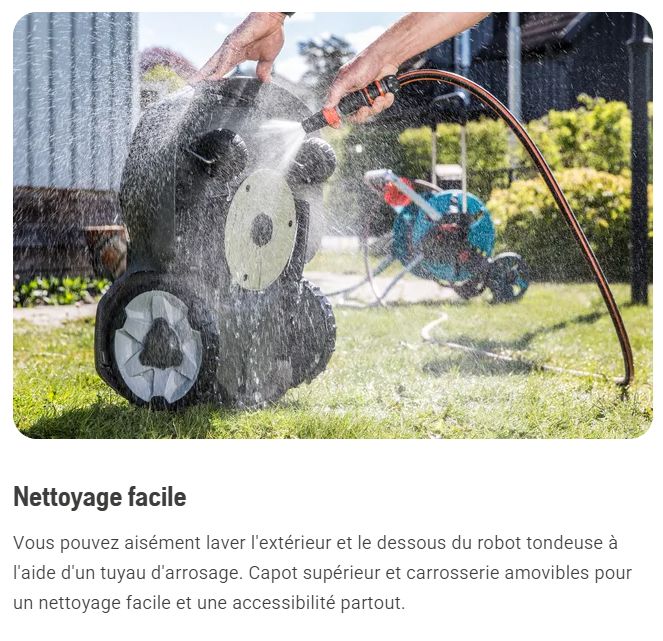 Robot tondeuse Husqvarna Automower 405VE NERA - Surface max 900m² - Pente max 30% (22°)