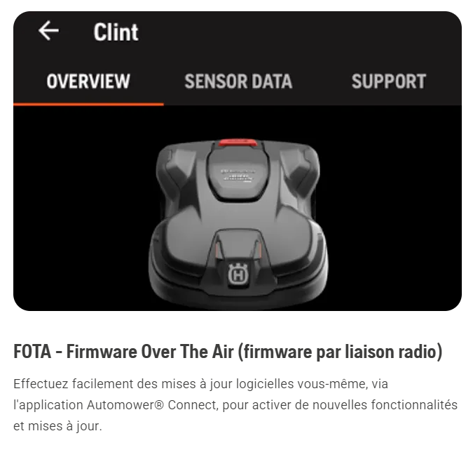 Robot tondeuse Husqvarna Automower 405VE NERA - Surface max 900m² - Pente max 30% (22°)