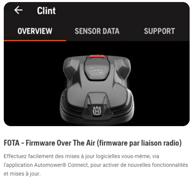 Robot tondeuse Husqvarna Automower 430V - Surface max 4800m² - Pente max 50%