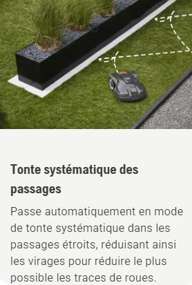 Robot tondeuse Husqvarna Automower 410XE NERA - Surface max 1000m2 - Pente max 30% (17°)