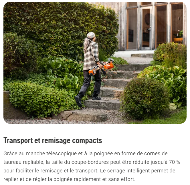 Coupe bordure à batterie Husqvarna 220iR pack avec batterie 40-B140 + chargeur 40-C80