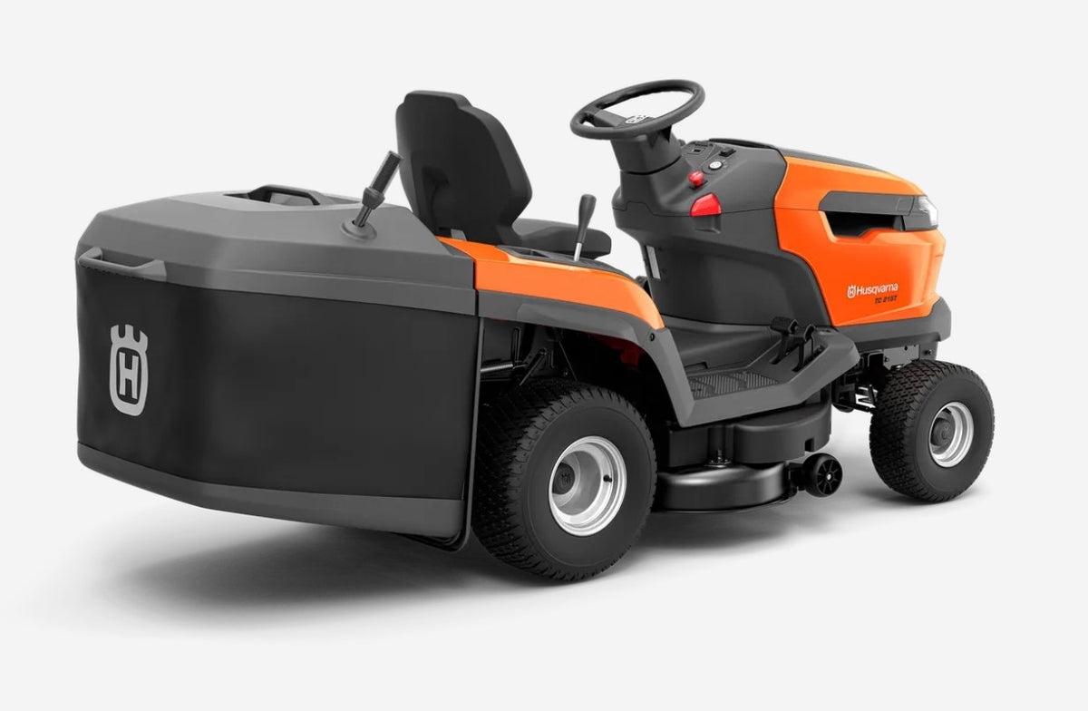 Tracteur tondeuse Husqvarna TC215T - ramassage - coupe 95cm - 586cm3