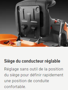 Tracteur tondeuse Husqvarna TC112 - ramassage - coupe 95cm - 413cm3