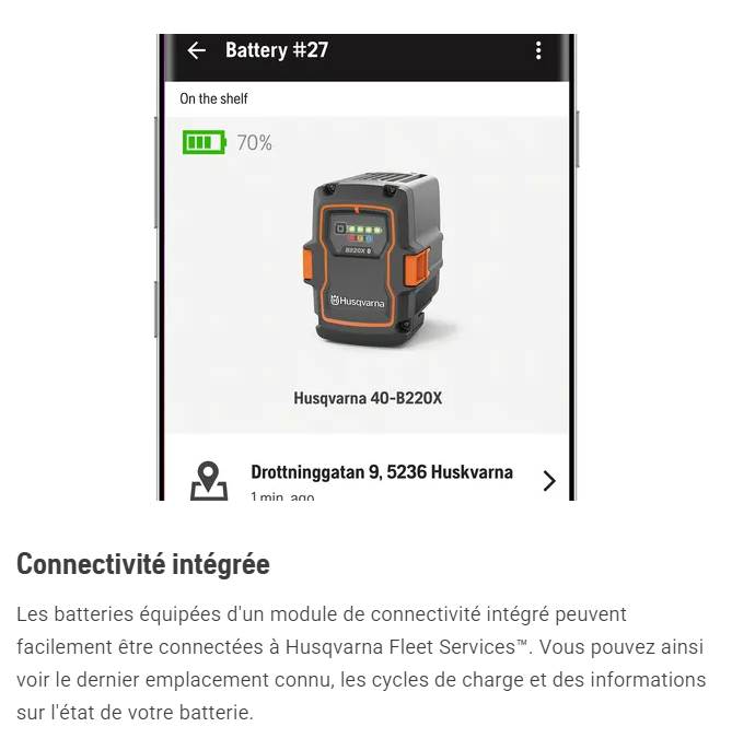 Batterie Husqvarna 40-B220X