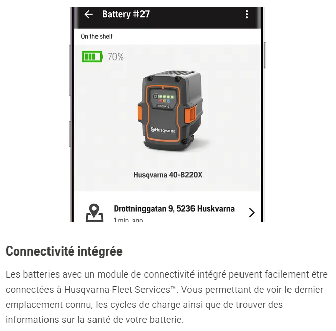 Batterie Husqvarna 40-B330X