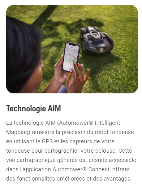 Robot tondeuse Husqvarna Automower 310E NERA - Surface max 1000m2 - Pente max 30% (17°)